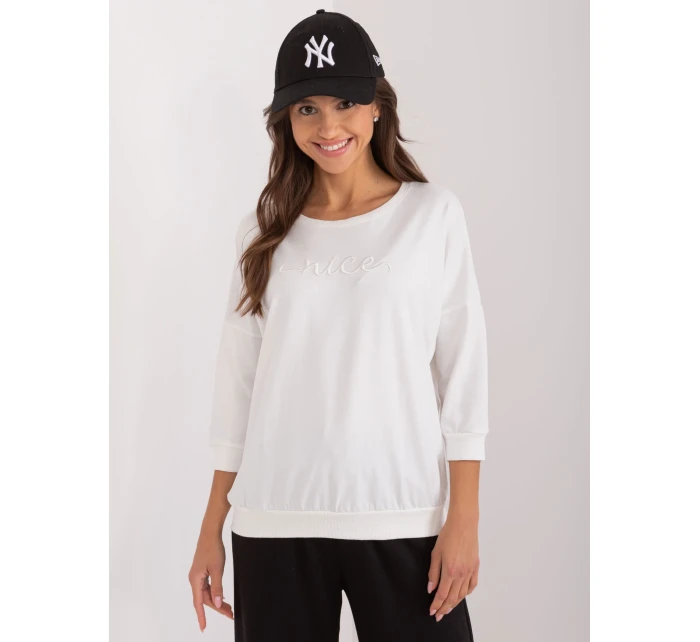 Bluzka RV BZ model 20148870 ecru - FPrice Bluzka RV BZ model 20148870 ecru - FPrice