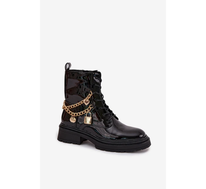 Šnurovanie vyšší model 216849 Krok vo veľkom štýle