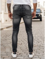 Pánske džínsové nohavice šedé FashionStreet UX3996