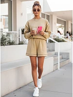 Dámsky teplákový komplet PULGAR beige FashionStreet AY1012 Dámsky teplákový komplet PULGAR beige FashionStreet AY1012