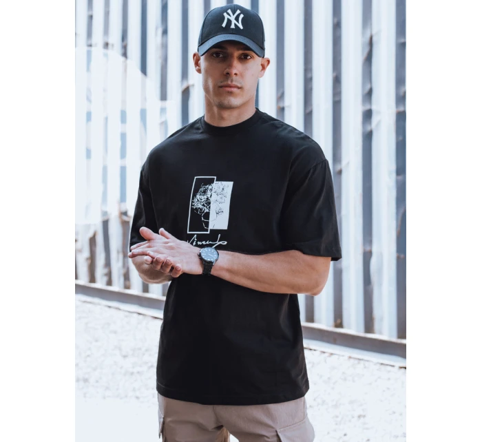 Pánské tričko s potiskem černé Dstreet model 21975523 - FashionStreet