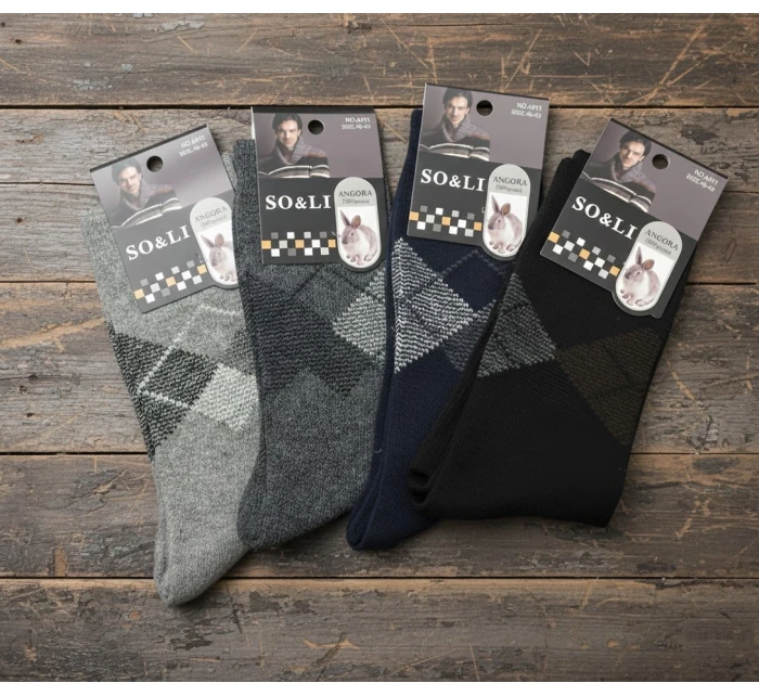 WiK SO&LI ponožky art.001/2 Angora pánske 39-46