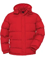 B&C + /men Pánská prošívaná bunda red model 22500817