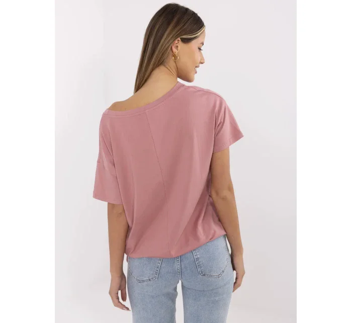 Tričko CLM TS 1017.03 tmavoružové