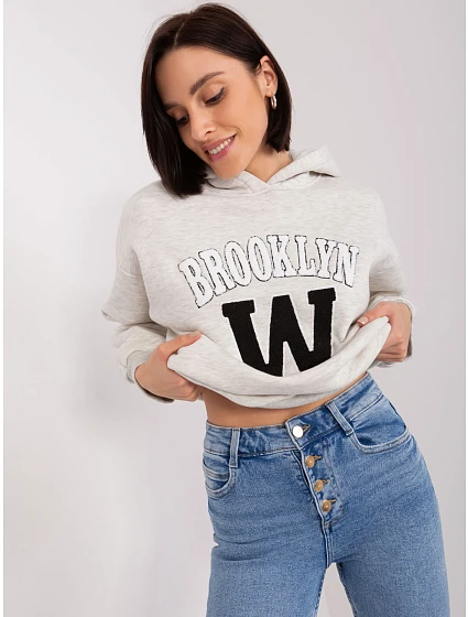 Bluza EM BL jasny szary model 19040784 - FPrice Bluza EM BL jasny szary model 19040784 - FPrice
