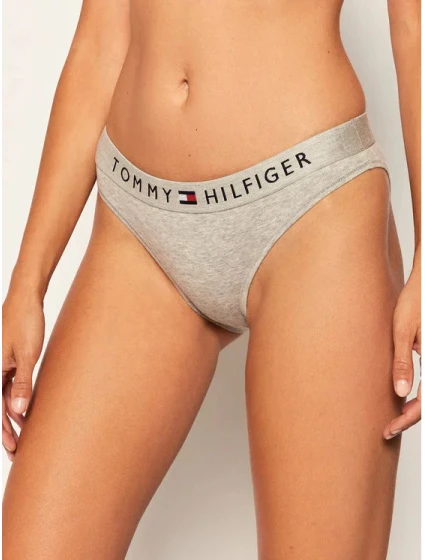 Dámske nohavičky UW0UW01566 004 šedá - Tommy Hilfiger