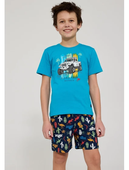 Pyžamo Young Boy Road kr/r 134164 model 21945381 - Cornette