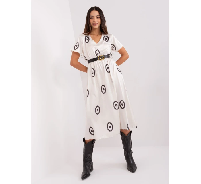 Sukienka DHJ SK model 18865913 ecru - FPrice