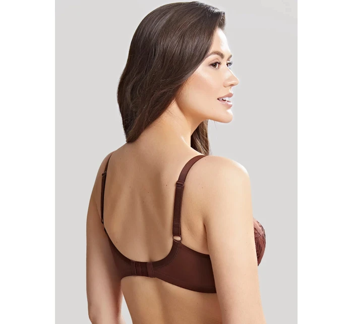 Dámska podprsenka Tango 3251B Tmavohnedý vzor muškátového orieška - Panache Dámska podprsenka Tango 3251B Tmavohnedý vzor muškátového orieška - Panache
