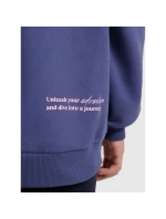 Dívčí mikina oversize bez kapuce model 21730470 - 4F Dívčí mikina oversize bez kapuce model 21730470 - 4F