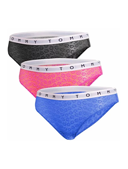 Dámske čipkované nohavičky 3Pack UW0UW02522-0VH - Tommy Hilfiger Dámske čipkované nohavičky 3Pack UW0UW02522-0VH - Tommy Hilfiger