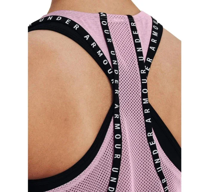 Dámske tielko 1360831 Knockout Mesh Back Tank FW21 - Under Armour Dámske tielko 1360831 Knockout Mesh Back Tank FW21 - Under Armour