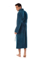 Unisex župan se šálovým límcem TAMPA 2149 model 18020345 petrolejová - Vestis