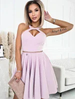 Dámske večerné šaty 234-20 162500 staro-ružová - Bicotone