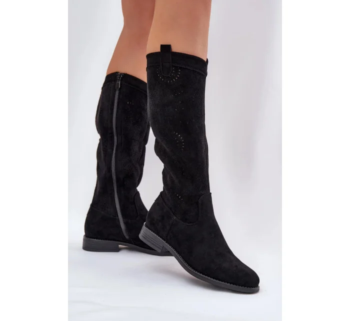 Dámské kozačky / Černá  model 21083098 - S.Barski