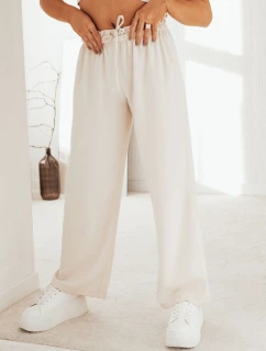 Dámske široké nohavice MADDIE light beige FashionStreet UY1832