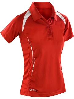 S Dámské piqué polo 29. red/white model 22426361 - Spiro