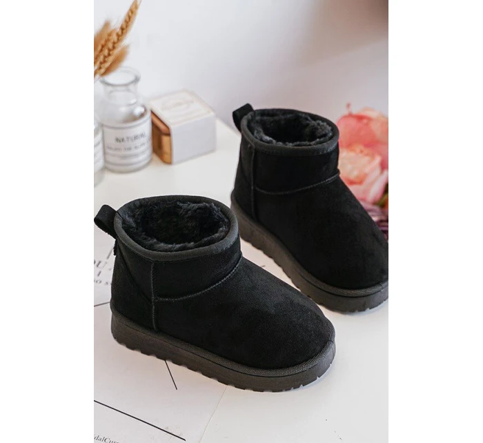 Dětské zimní boty černé model 21639780 - Boto Dětské zimní boty černé model 21639780 - Boto