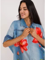 Košeľa DHJ KS 19007 1.30 modrá Košeľa DHJ KS 19007 1.30 modrá