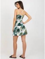 NM SK šaty V6659 1.86 biela a zelená NM SK šaty V6659 1.86 biela a zelená