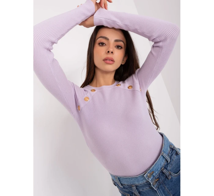 Sweter PM SW model 18909366 jasny fioletowy - FPrice