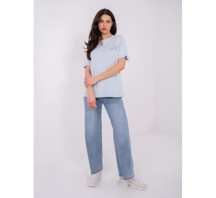 T shirt model 21821360 jasny niebieski - FPrice