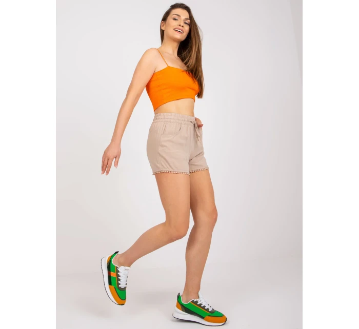 Šortky model 17404313 béžové - FPrice