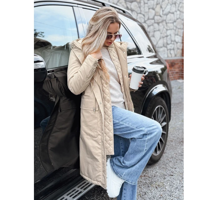 Dámska zimná bunda ISLA béžová FashionStreet TY3211