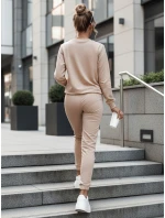 MILIAN tmavě béžová dámská tepláková souprava Dstreet model 21967784 - FashionStreet