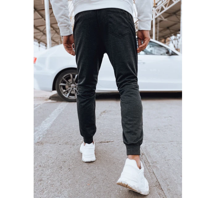 Pánske sivé tepláky FashionStreet UX4122