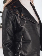 Dámska kožená bunda ramones black FashionStreet TY5200