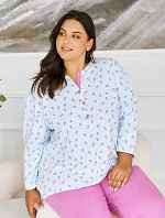 Taro Yolanda 3462 long/r 2XL-4XL Z25/26 dámske pyžamo