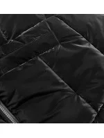 Dámska trojdielna zimná bunda matná čierna (ag8-003)