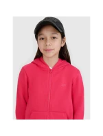 Dívčí mikina s kapucí model 22052507 - 4F Dívčí mikina s kapucí model 22052507 - 4F