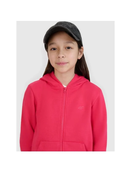 Dívčí mikina s kapucí model 22052507 - 4F Dívčí mikina s kapucí model 22052507 - 4F