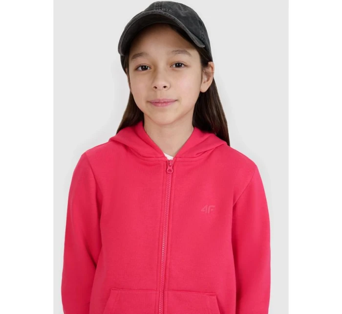 Dívčí mikina s kapucí model 22052507 - 4F Dívčí mikina s kapucí model 22052507 - 4F