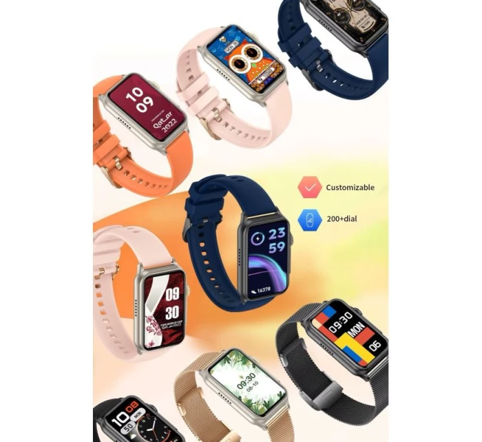 Dámské chytré hodinky Black model 21806593 - RUBICON Dámské chytré hodinky Black model 21806593 - RUBICON