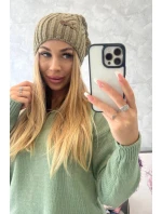 Fleecová čiapka Paulina K227 khaki Fleecová čiapka Paulina K227 khaki