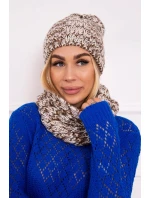 Dámska fleecová súprava Merry K202 hnedá+ecru Dámska fleecová súprava Merry K202 hnedá+ecru