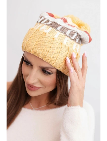 Fleecová čepice Marta K231 ecru Fleecová čepice Marta K231 ecru