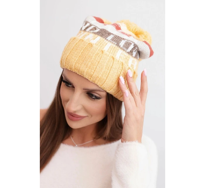 Fleecová čepice Marta K231 ecru Fleecová čepice Marta K231 ecru