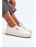 Dámské tenisky na platformě Big Star model 21654856 Bílé - Big Star Shoes Dámské tenisky na platformě Big Star model 21654856 Bílé - Big Star Shoes