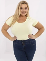 T shirt RV TS model 21072687 jasny żółty - FPrice