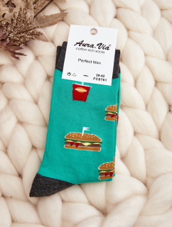 Pánske ponožky Hamburger zelené