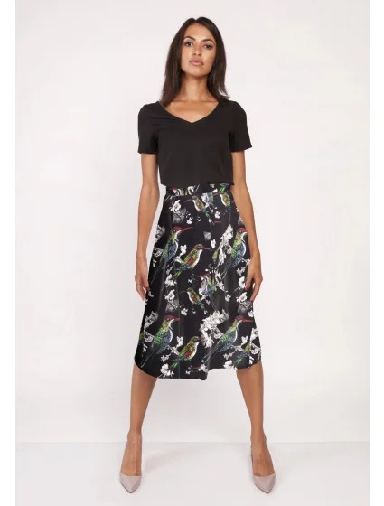 Dámská sukně model 18398602 černá mix - Lanti