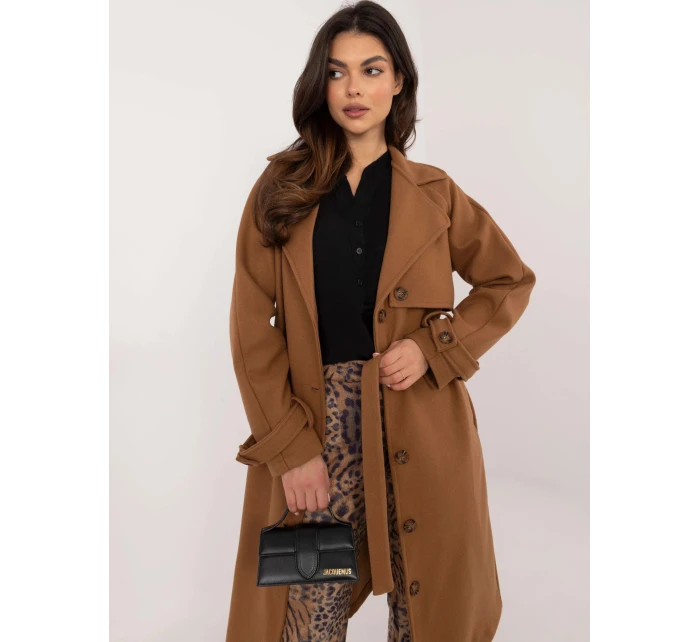 Dámský kabát TW EN BI model 21463078 Hnědá velbloudí Och Bella - FPrice