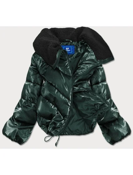 KRÓTKA KURTKA Z  ZIELONA model 21242393 - Ann Gissy