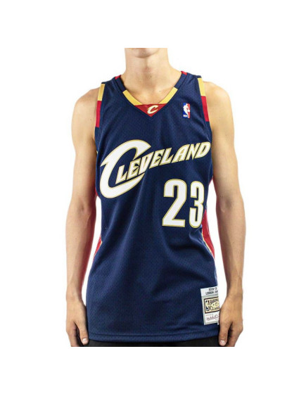 Mitchell & Ness Cleveland Cavaliers NBA Swingman Jersey Lebron James M SMJYGS18156-CCANAVY08LJA pánske oblečenie