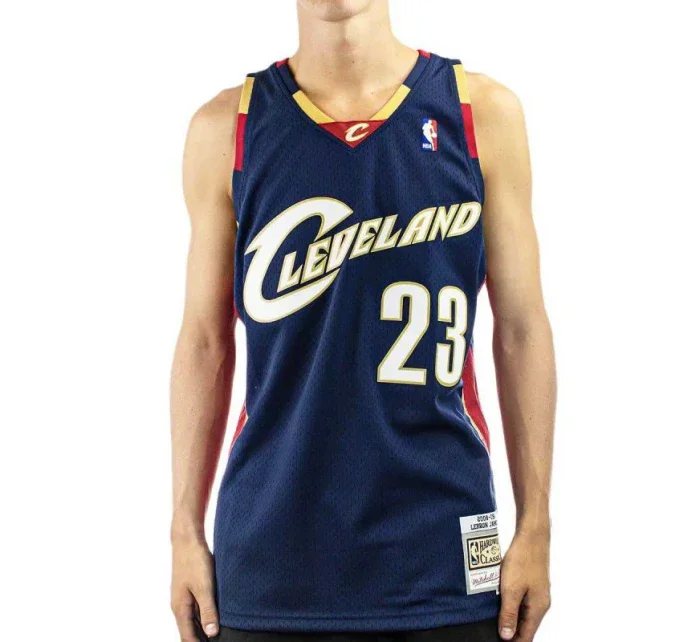 Mitchell & Ness Cleveland Cavaliers NBA Swingman Jersey Lebron James M SMJYGS18156-CCANAVY08LJA pánske oblečenie