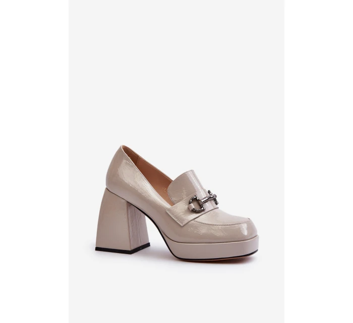 dámské polobotky na podpatku šedé D&A model 21655802 - S.Barski dámské polobotky na podpatku šedé D&A model 21655802 - S.Barski